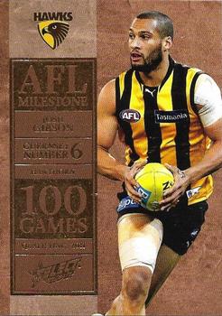 2012 Select AFL Champions - Milestone Game Foils #MG38 Josh Gibson Front
